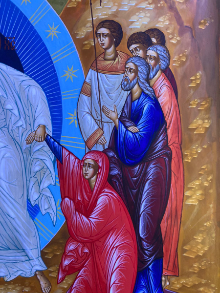 Сошествие во ад, писаная икона